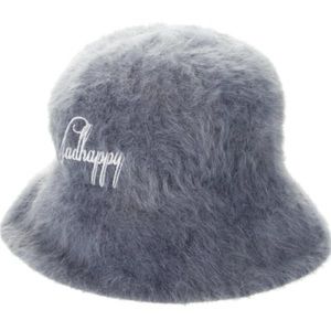 Madhappy Angora fuzzy bucket hat